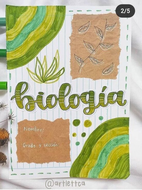 Portadas De Biolog A Cuadernos Ideas Car Tulas Y Dibujos Todo Im Genes