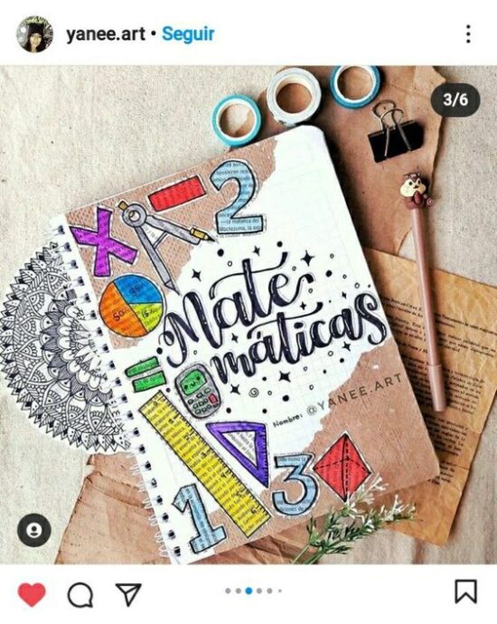 Portadas De Matem Ticas Ideas F Ciles Cuadernos Car Tulas Dibujos