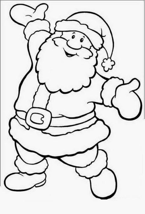 Imagenes De Santa Claus Animado Para Colorear | Imagenes de Navidad