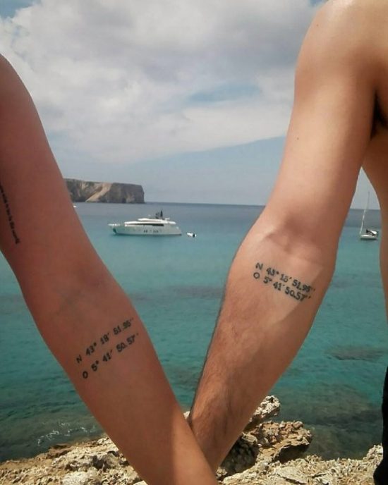 Tatuajes Para Parejas Peque Os Y Mini Tattoos Todo Im Genes