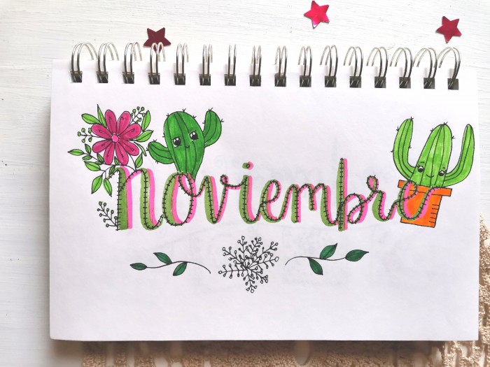 Portadas de noviembre, ideas bonitas, diseños fáciles, carátulas, dibujos |  Todo imágenes