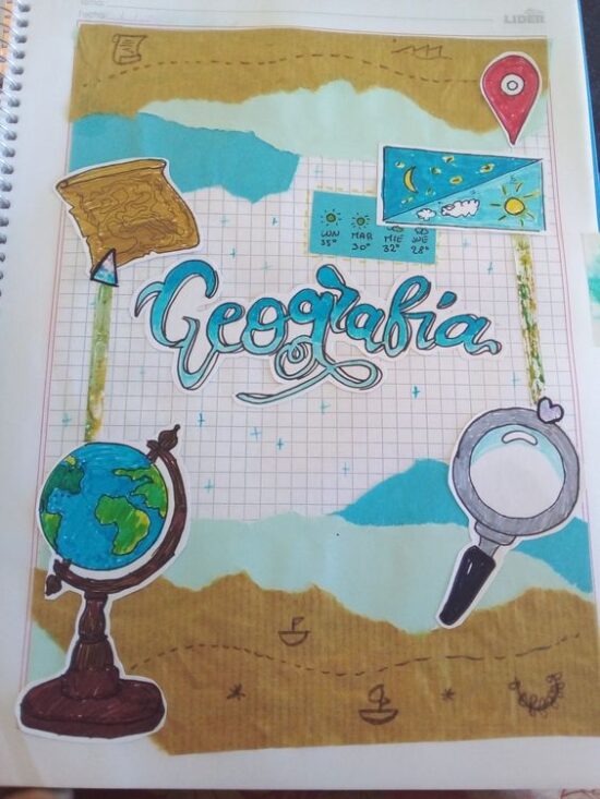 Portadas de geografía, ideas, cuadernos, carátulas y dibujos | Todo ...